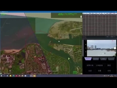 リモートモニタリング 長距離監視レーダー 沿岸および内陸川の安全 3.1km